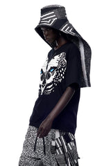 JONNY COTA VEILED BUCKET HAT IN SAHARA