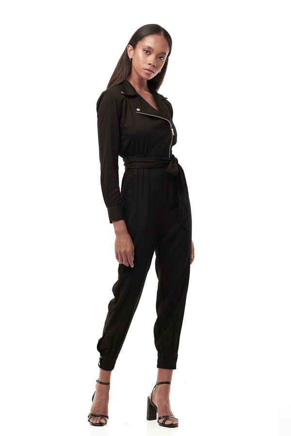 JONNY COTA women-bottoms MOTO JUMPSUIT IN BLACK