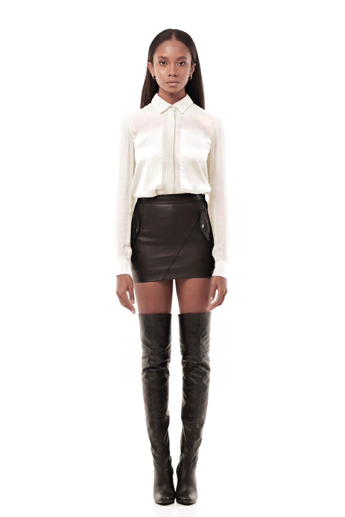 GRAPHIC SHEER BLOUSE レディース SHEER BLOUSE IN WHITE – JONNY COTA