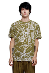 JONNY COTA XS KALI T-SHIRT IN OLIVE