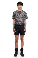 JONNY COTA XS TAILORED SHORTS IN BLACK