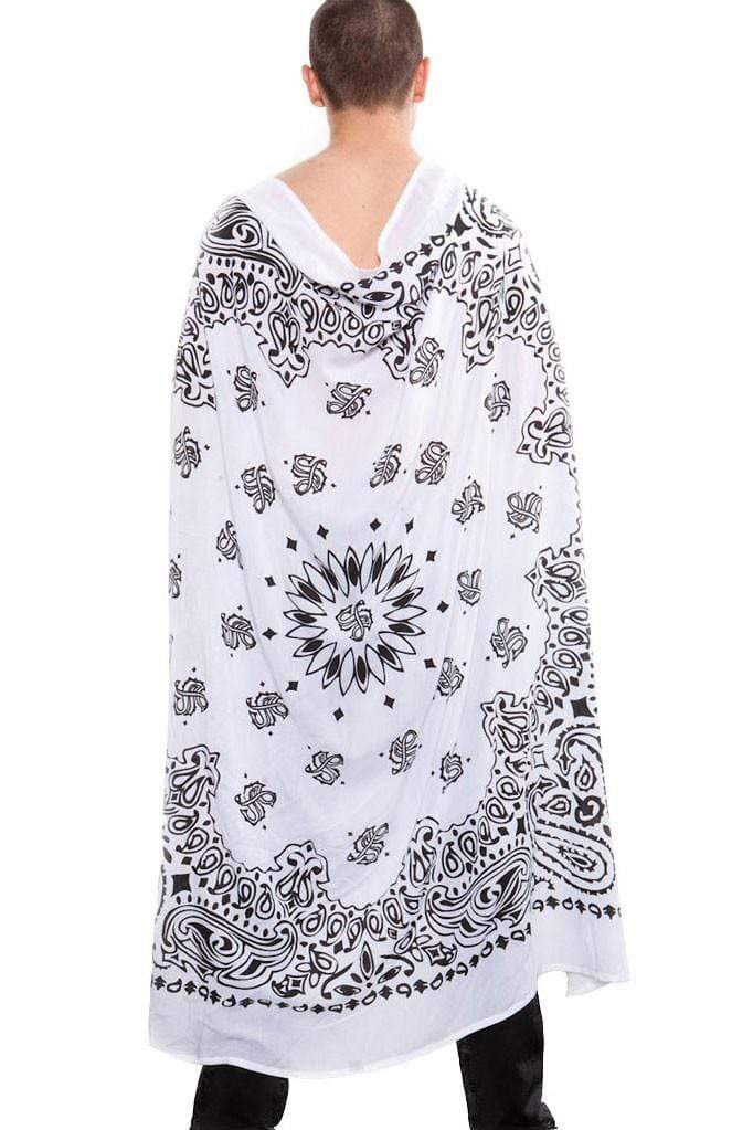 Skingraft mens-accessories ONE SIZE / White BANDANA IN WHITE