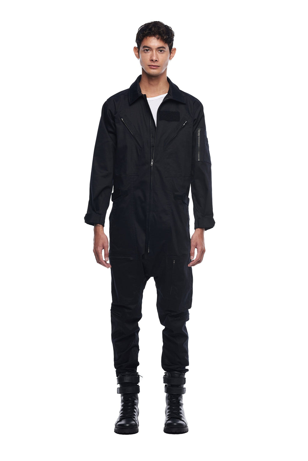 パンツ MILITARY JUMPSUIT human Mada MILITARY JUMPSUIT IN BLACK – JONNY COTA
